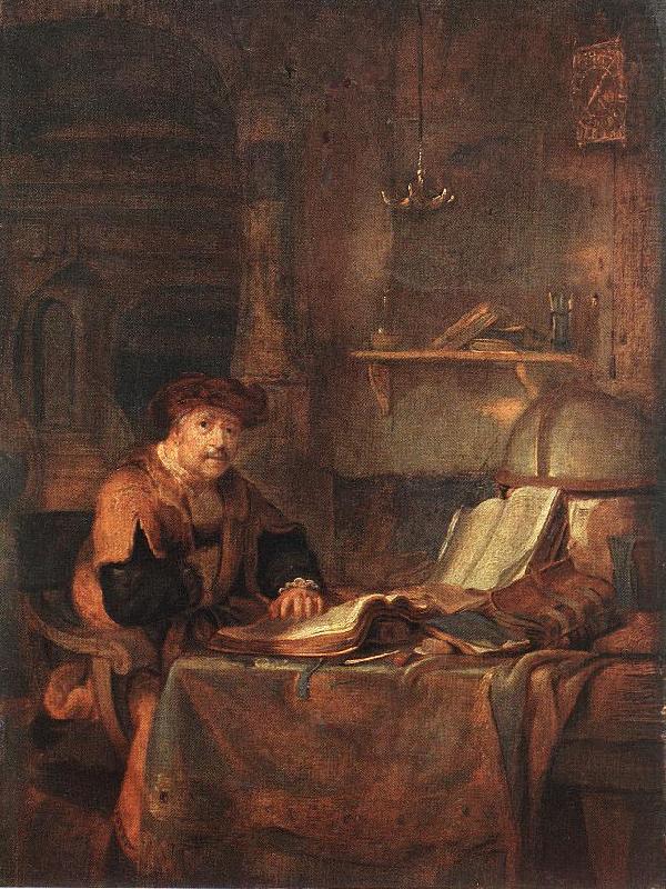 Scholar with his Books fgh, EECKHOUT, Gerbrand van den